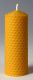 P103 Beeswax candle 10 cm from apiculture Milan Pleva