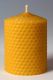 P123 Beeswax candle 16,7 cm from apiculture Milan Pleva